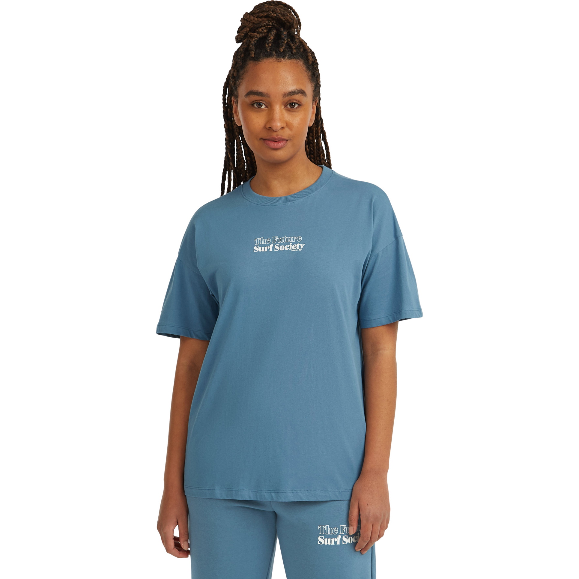 2025 O'Neill Womens The Future Surf Society T-Shirt 1850235 - Mozart Blue